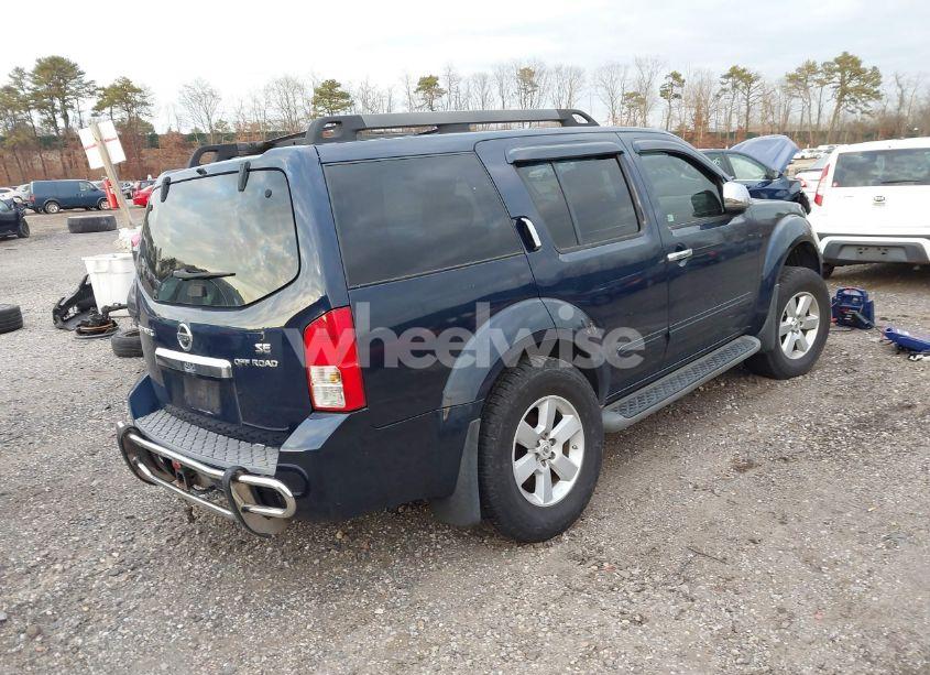 Photo 4 of 2008 Nissan Pathfinder SE (VIN 5N1AR18B08C616664)