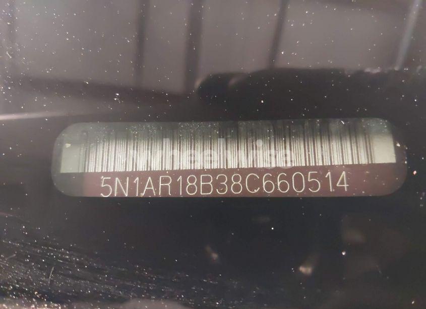 Photo 17 of 2008 Nissan Pathfinder S (VIN 5N1AR18B38C660514)