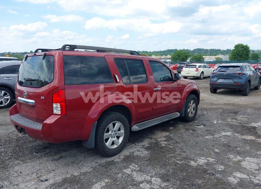 Photo 4 of 2008 Nissan Pathfinder SE (VIN 5N1AR18B58C646274)