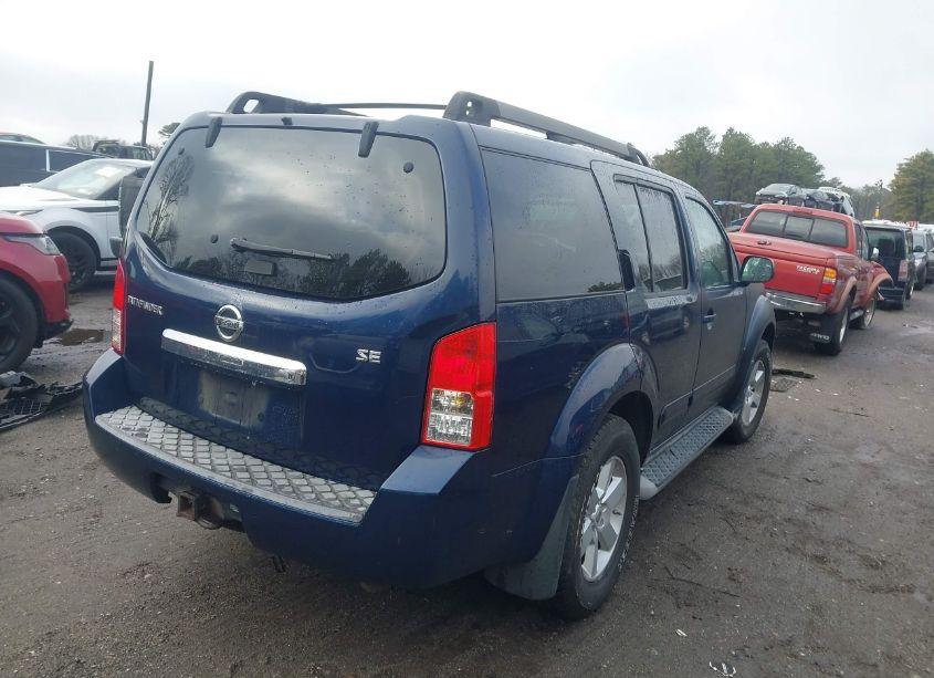 Photo 4 of 2008 Nissan Pathfinder SE (VIN 5N1AR18B78C648253)