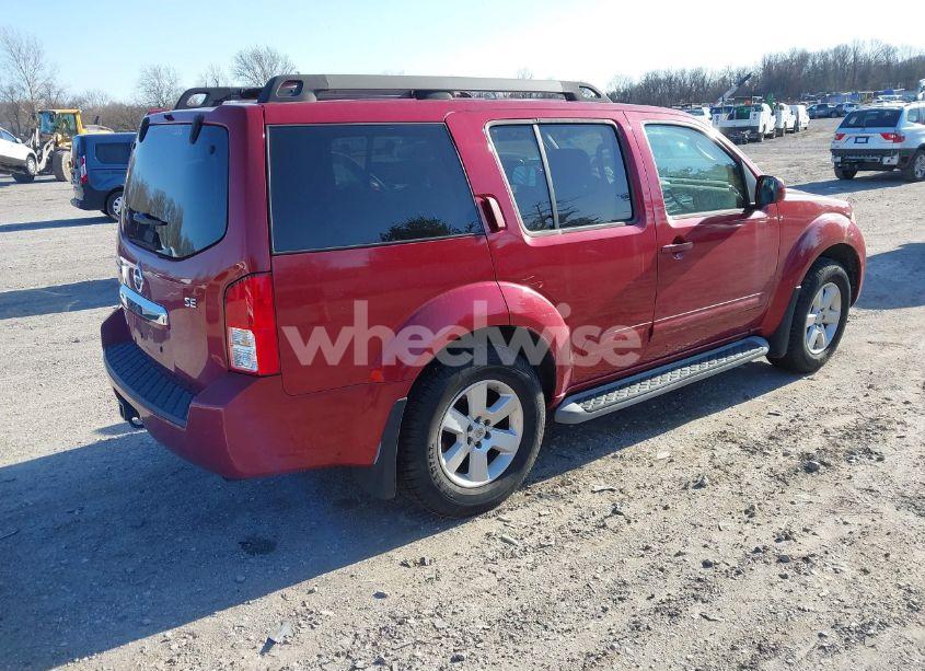 Photo 4 of 2008 Nissan Pathfinder SE (VIN 5N1AR18B78C659222)