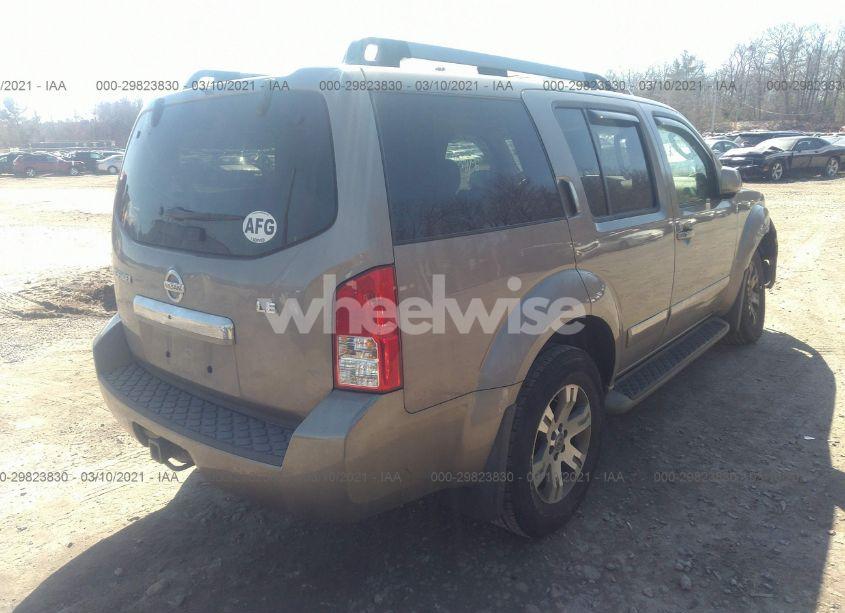 Photo 4 of 2008 Nissan Pathfinder LE (VIN 5N1AR18B98C642275)