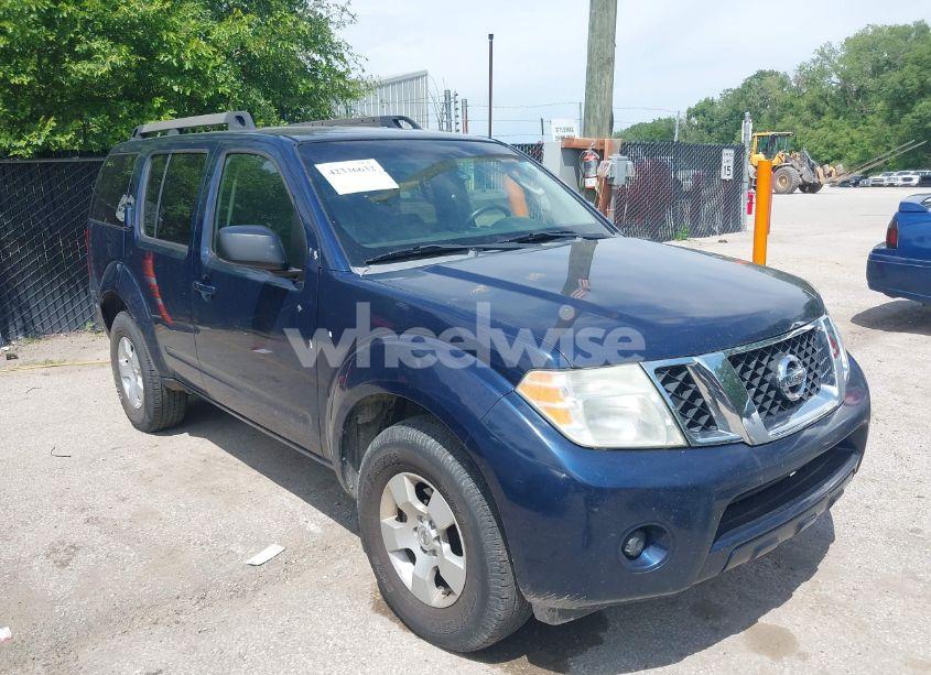 2008 Nissan Pathfinder S (VIN 5N1AR18U08C619565) main photo