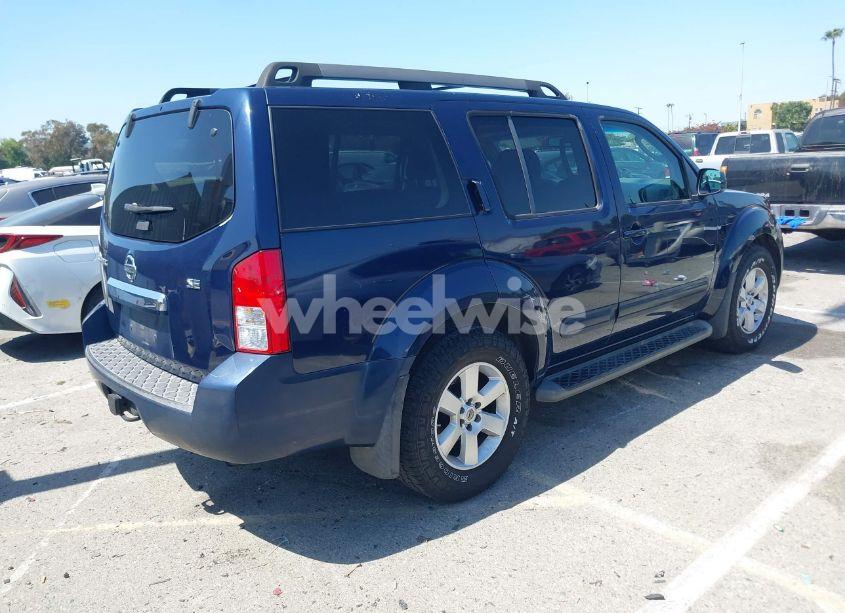 Photo 4 of 2008 Nissan Pathfinder SE (VIN 5N1AR18U48C607791)