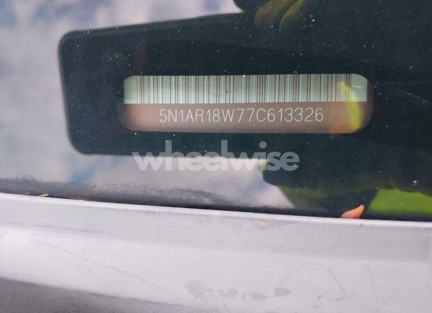 Photo 9 of 2007 Nissan Pathfinder S (VIN 5N1AR18W77C613326)