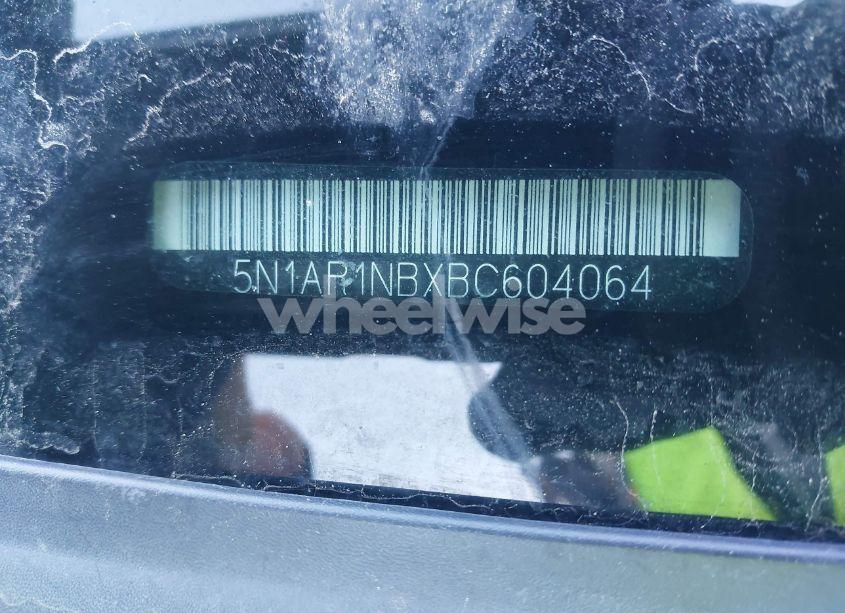 Photo 9 of 2011 Nissan Pathfinder S (VIN 5N1AR1NBXBC604064)