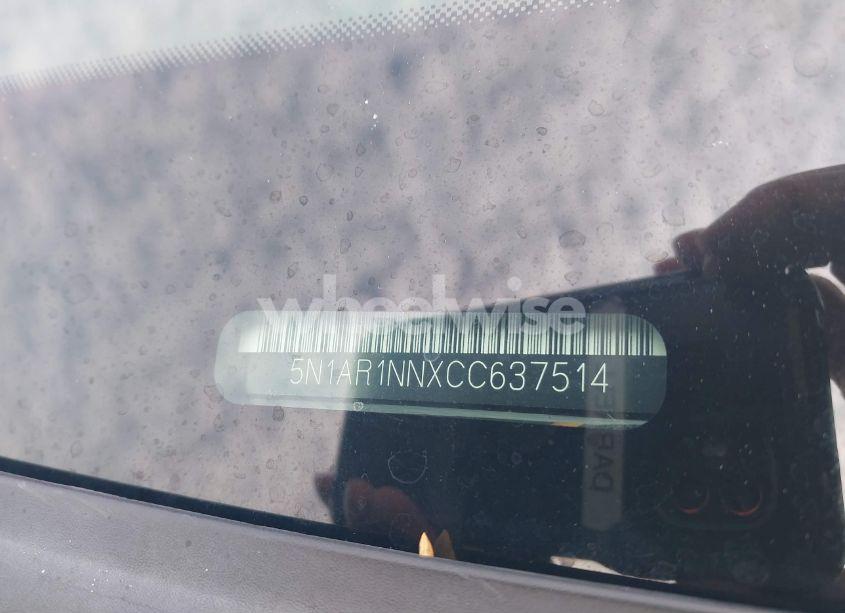 Photo 9 of 2012 Nissan Pathfinder S (VIN 5N1AR1NNXCC637514)