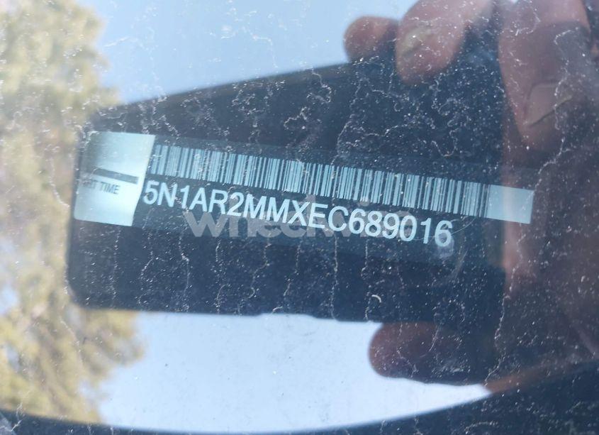 Photo 9 of 2014 Nissan Pathfinder SL (VIN 5N1AR2MMXEC689016)