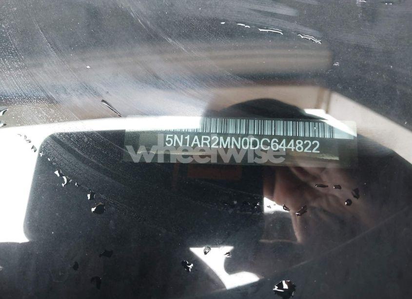 Photo 9 of 2013 Nissan Pathfinder SL (VIN 5N1AR2MN0DC644822)