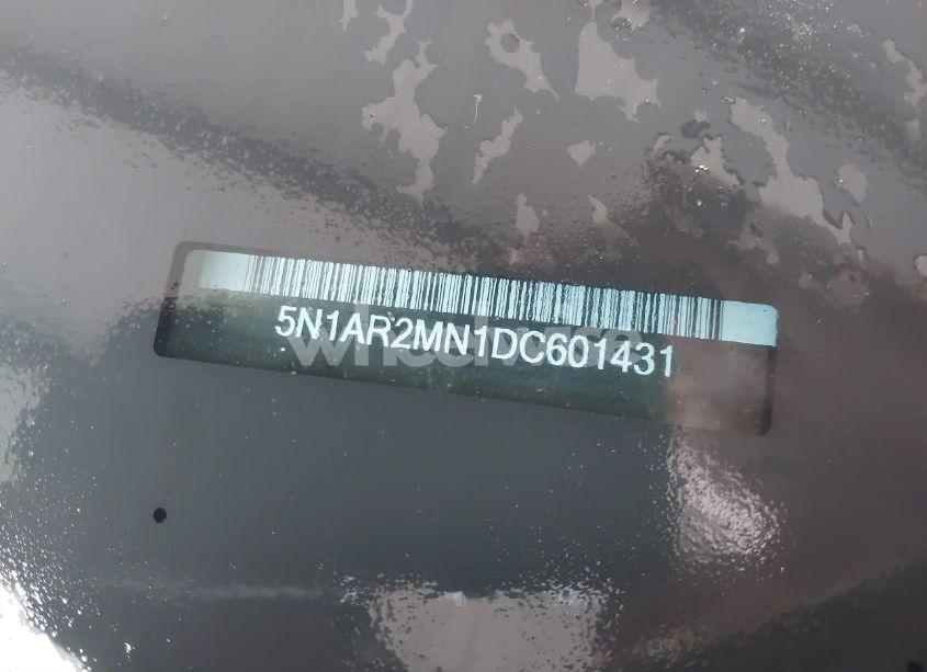 Photo 9 of 2013 Nissan Pathfinder S (VIN 5N1AR2MN1DC601431)