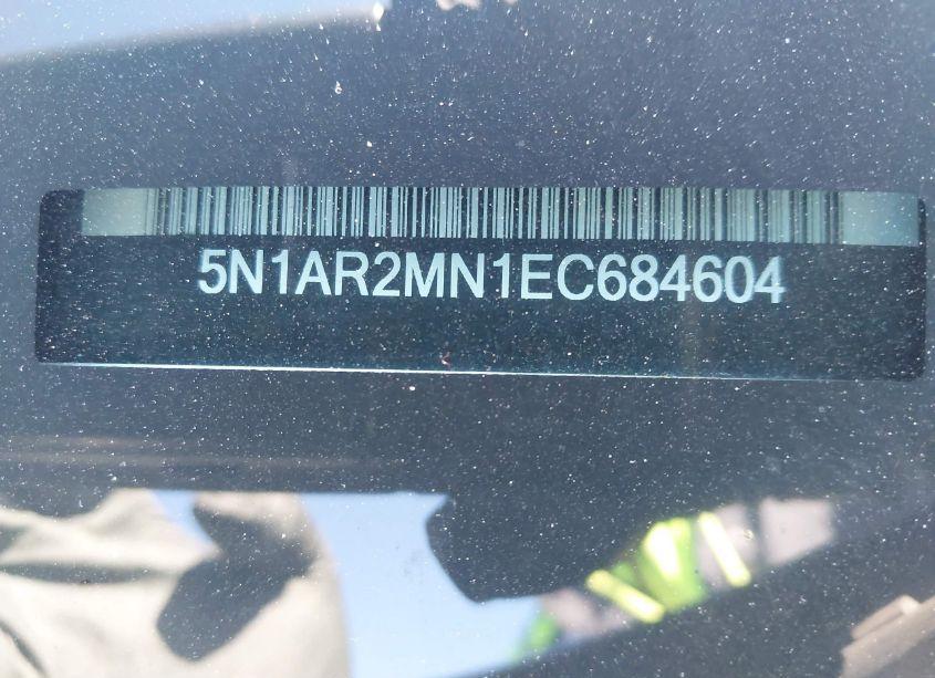 Photo 9 of 2014 Nissan Pathfinder SV (VIN 5N1AR2MN1EC684604)