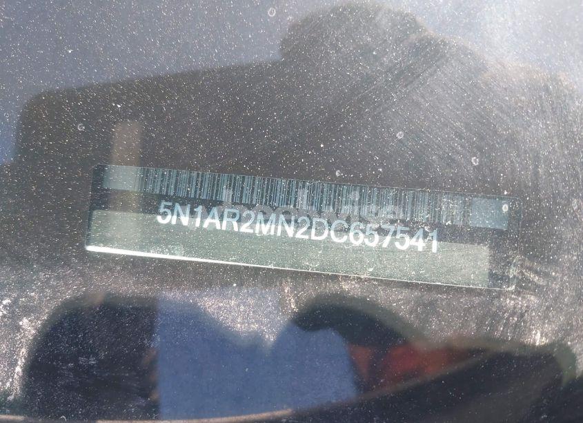 Photo 9 of 2013 Nissan Pathfinder SV (VIN 5N1AR2MN2DC657541)