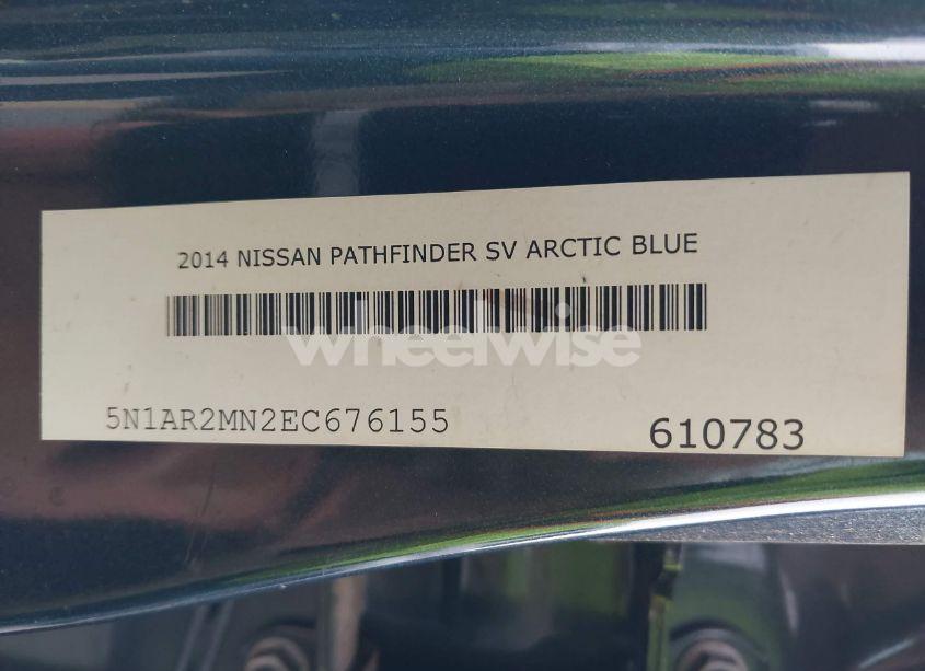 Photo 9 of 2014 Nissan Pathfinder SV (VIN 5N1AR2MN2EC676155)