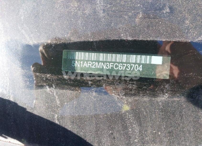 Photo 9 of 2015 Nissan Pathfinder SL (VIN 5N1AR2MN3FC673704)