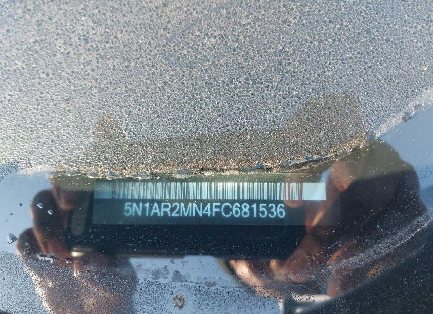 Photo 9 of 2015 Nissan Pathfinder S (VIN 5N1AR2MN4FC681536)