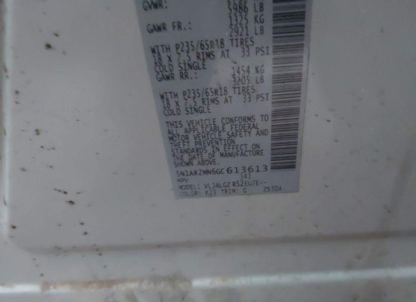 Photo 9 of 2016 Nissan Pathfinder SL (VIN 5N1AR2MN6GC613613)