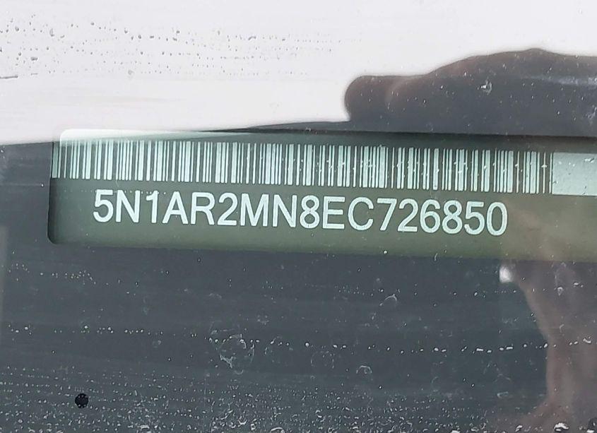 Photo 9 of 2014 Nissan Pathfinder S (VIN 5N1AR2MN8EC726850)