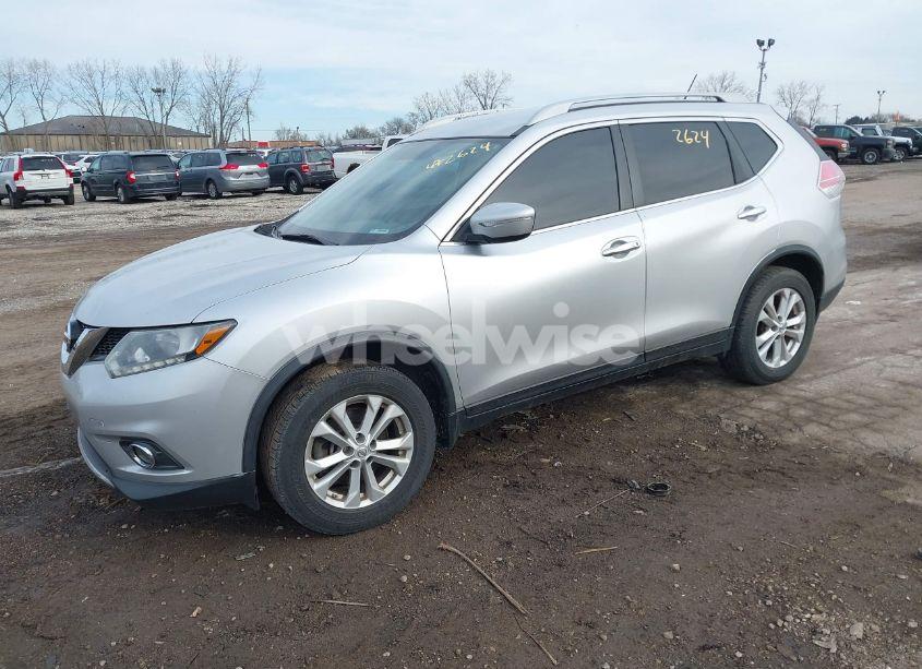 Photo 2 of 2014 Nissan Rogue SV (VIN 5N1AT2MK1EC767814)