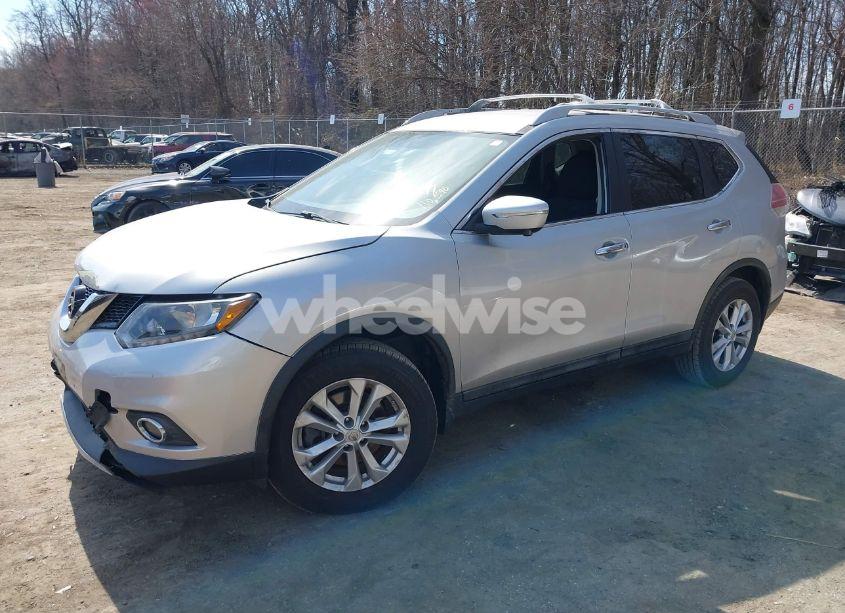 Photo 2 of 2015 Nissan Rogue SV (VIN 5N1AT2MK6FC761458)