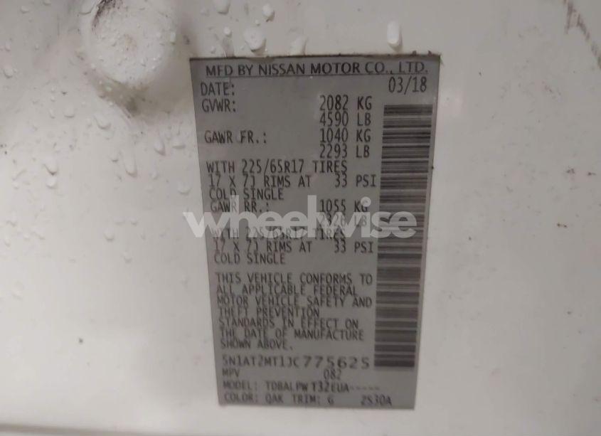 Photo 9 of 2018 Nissan Rogue S/SL (VIN 5N1AT2MT1JC775625)