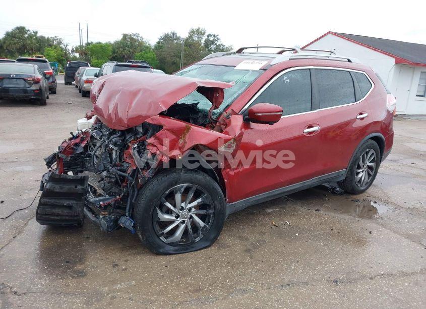 Photo 2 of 2015 Nissan Rogue SL (VIN 5N1AT2MT2FC782395)