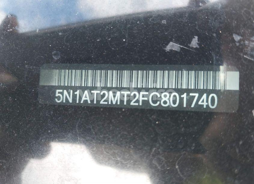 Photo 9 of 2015 Nissan Rogue SV (VIN 5N1AT2MT2FC801740)