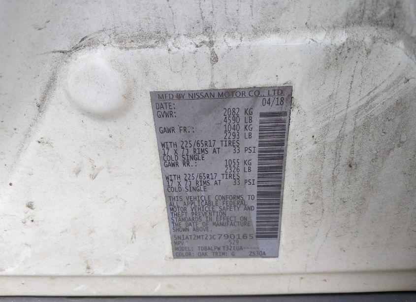 Photo 9 of 2018 Nissan Rogue S (VIN 5N1AT2MT2JC790165)