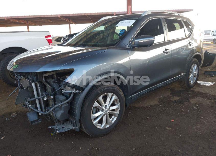 Photo 2 of 2015 Nissan Rogue SV (VIN 5N1AT2MT3FC808650)