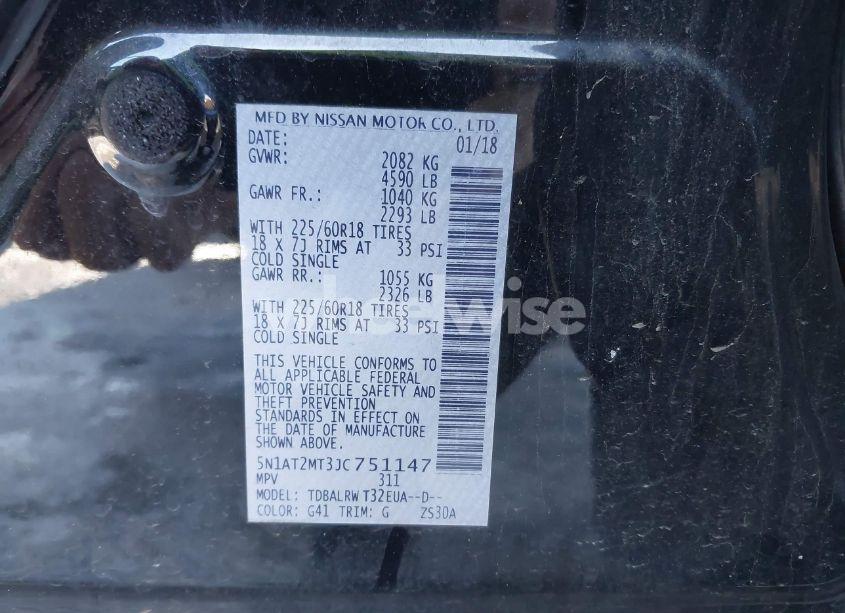 Photo 9 of 2018 Nissan Rogue SL (VIN 5N1AT2MT3JC751147)