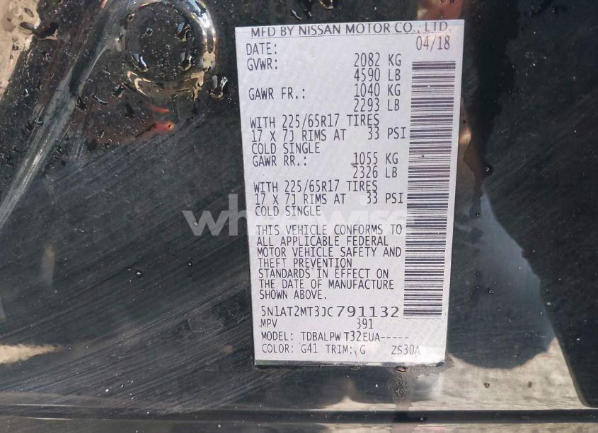 Photo 9 of 2018 Nissan Rogue S (VIN 5N1AT2MT3JC791132)