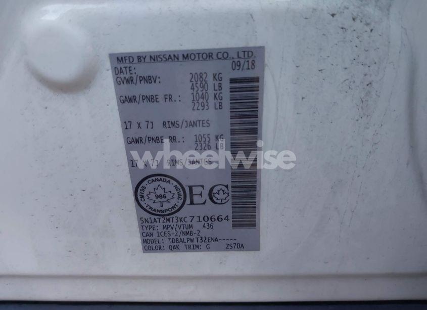 Photo 9 of 2019 Nissan Rogue S/SL/SV (VIN 5N1AT2MT3KC710664)