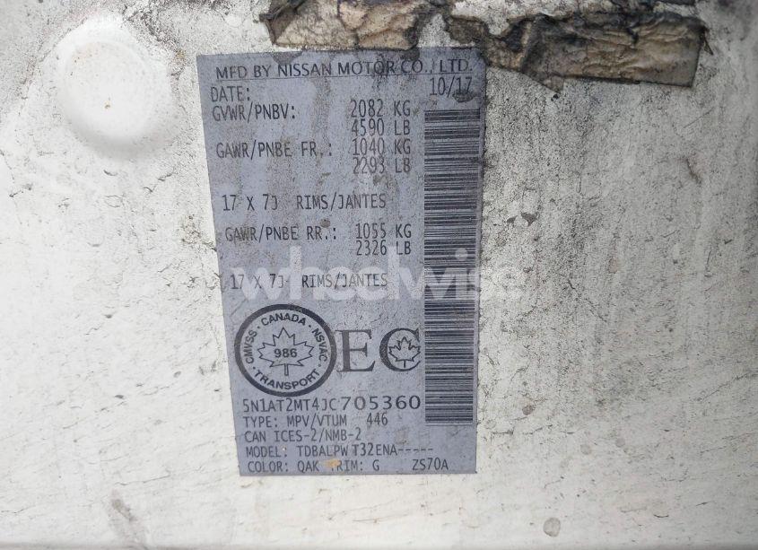 Photo 9 of 2018 Nissan Rogue S/SL/SV (VIN 5N1AT2MT4JC705360)