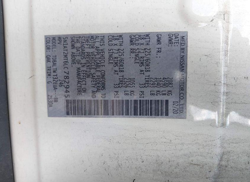 Photo 9 of 2020 Nissan Rogue SV FWD (VIN 5N1AT2MT6LC782945)