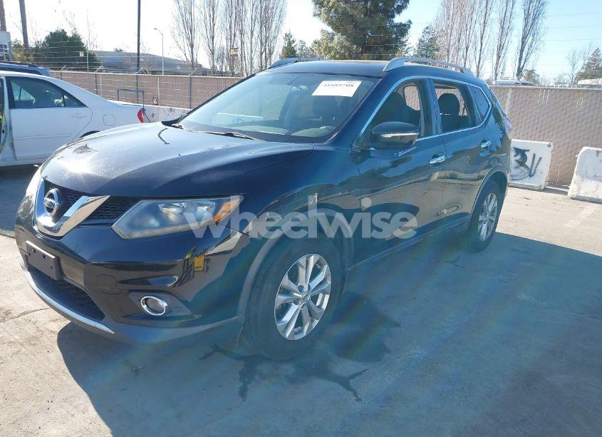 Photo 2 of 2015 Nissan Rogue SV (VIN 5N1AT2MT7FC824639)