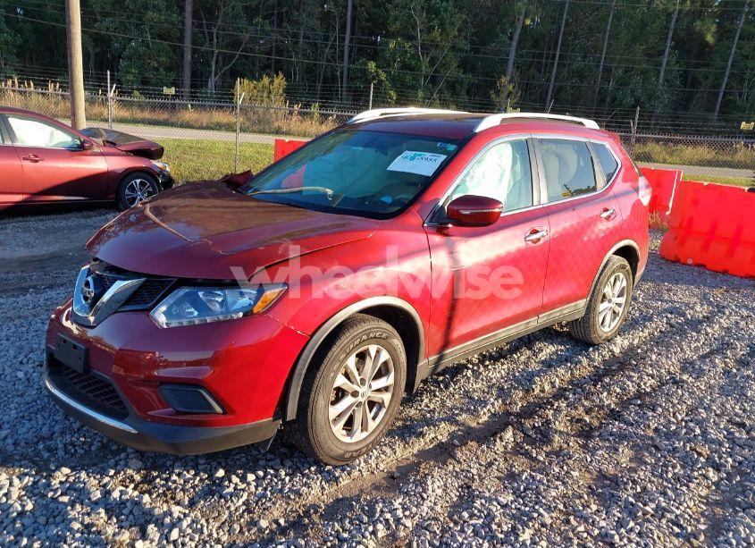 Photo 2 of 2015 Nissan Rogue SV (VIN 5N1AT2MT7FC840100)