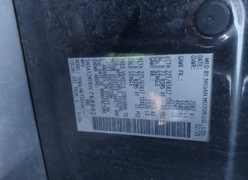 Photo 9 of 2018 Nissan Rogue S (VIN 5N1AT2MT8JC768882)