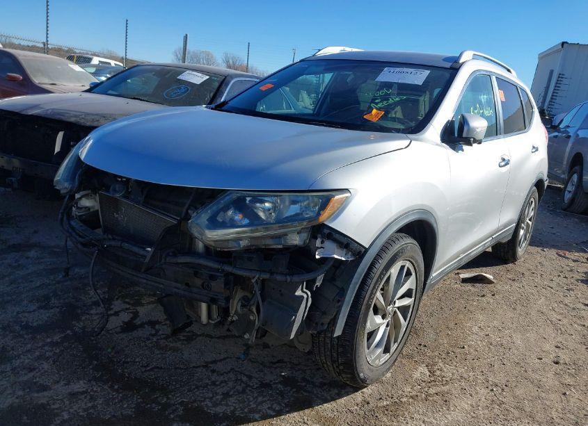 Photo 2 of 2015 Nissan Rogue SL (VIN 5N1AT2MT9FC776321)