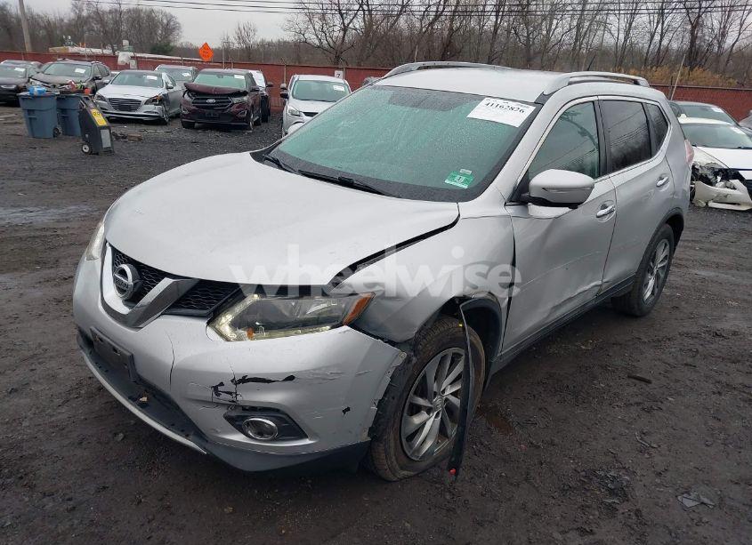 Photo 2 of 2014 Nissan Rogue SL (VIN 5N1AT2MV0EC819055)