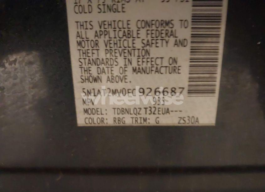 Photo 9 of 2015 Nissan Rogue SV (VIN 5N1AT2MV0FC926687)