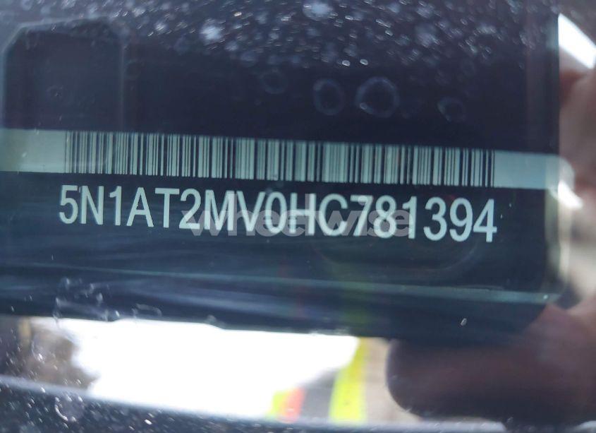 Photo 9 of 2017 Nissan Rogue SV (VIN 5N1AT2MV0HC781394)