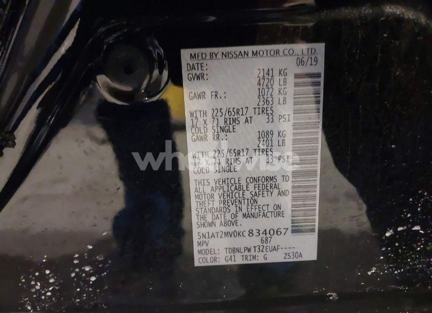 Photo 9 of 2019 Nissan Rogue S (VIN 5N1AT2MV0KC834067)