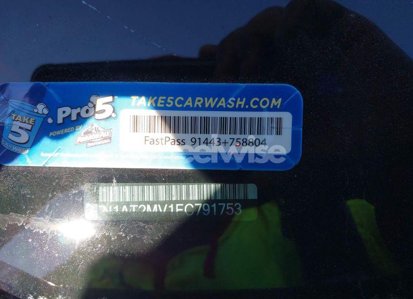 Photo 9 of 2015 Nissan Rogue SL (VIN 5N1AT2MV1FC791753)