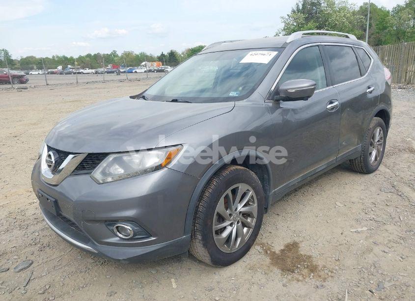 Photo 2 of 2015 Nissan Rogue SL (VIN 5N1AT2MV1FC918128)