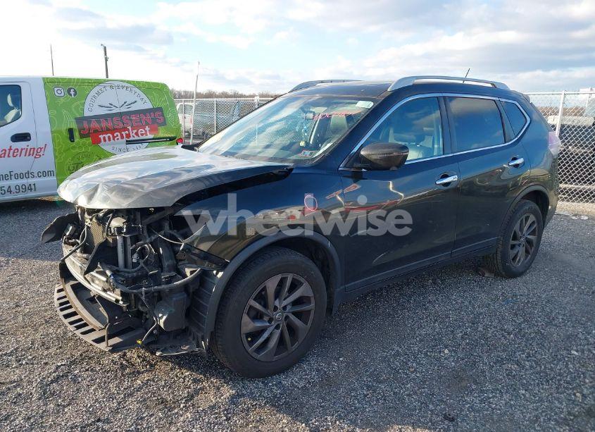 Photo 2 of 2016 Nissan Rogue SL (VIN 5N1AT2MV1GC882457)