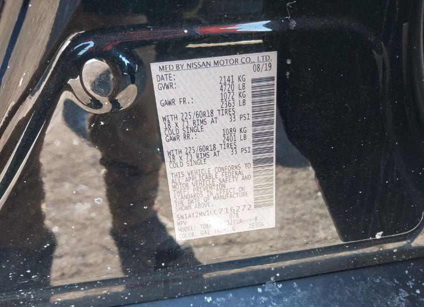 Photo 9 of 2020 Nissan Rogue SV INTELLIGENT AWD (VIN 5N1AT2MV1LC716272)