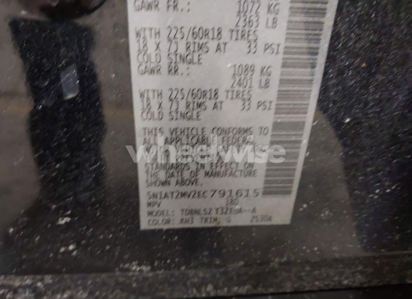 Photo 9 of 2014 Nissan Rogue SL (VIN 5N1AT2MV2EC791615)