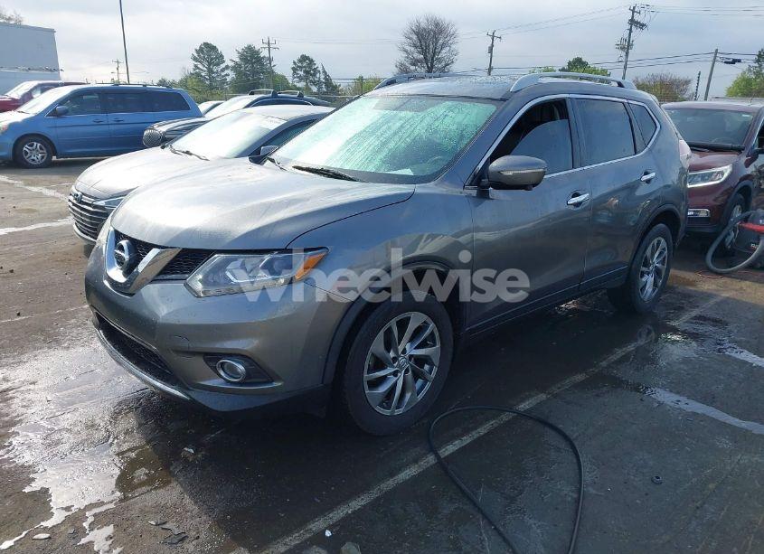Photo 2 of 2015 Nissan Rogue SL (VIN 5N1AT2MV2FC919241)