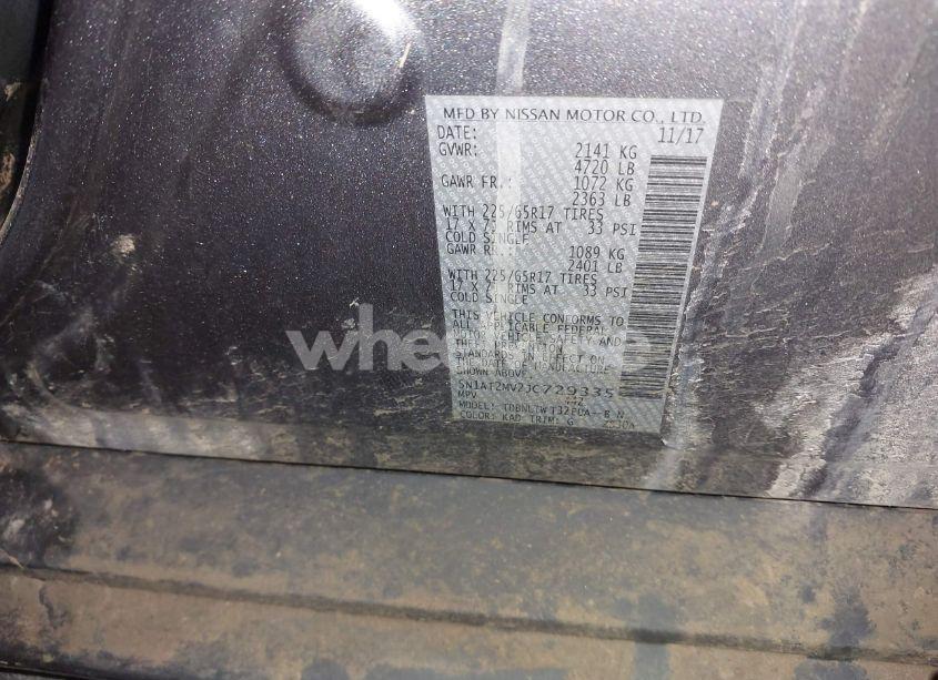 Photo 9 of 2018 Nissan Rogue SV (VIN 5N1AT2MV2JC729335)