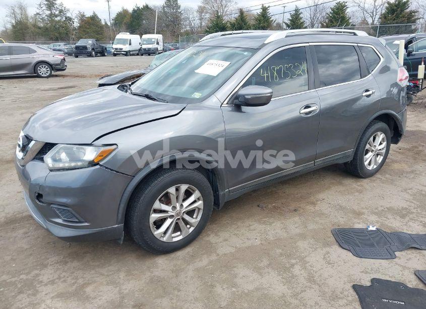 Photo 2 of 2015 Nissan Rogue SV (VIN 5N1AT2MV3FC832299)