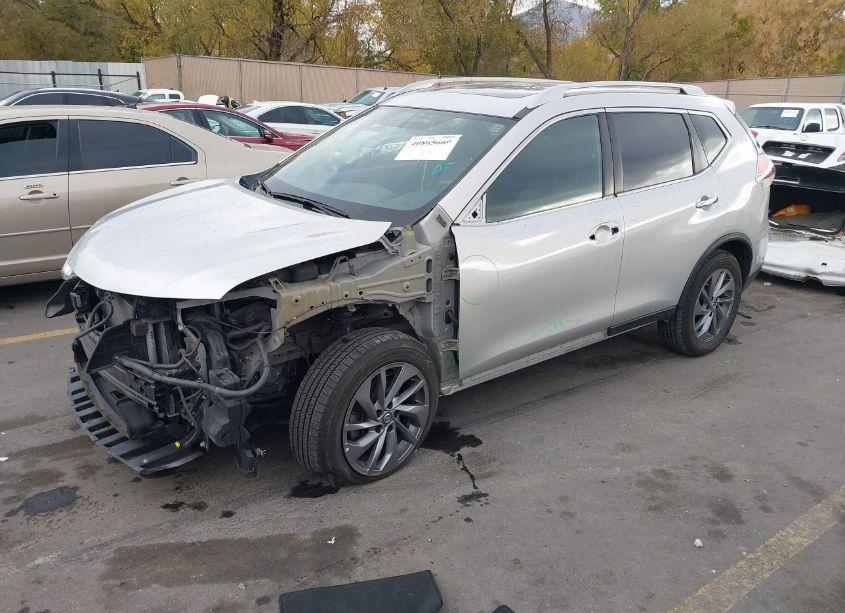 Photo 2 of 2016 Nissan Rogue SL (VIN 5N1AT2MV3GC747514)